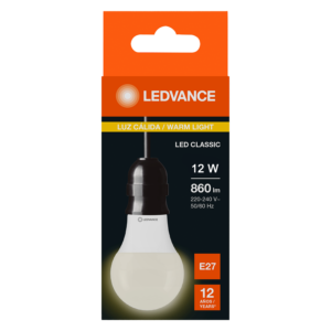 Lampara Led A60 12W Luz Calida E27 860lm Ledvance
