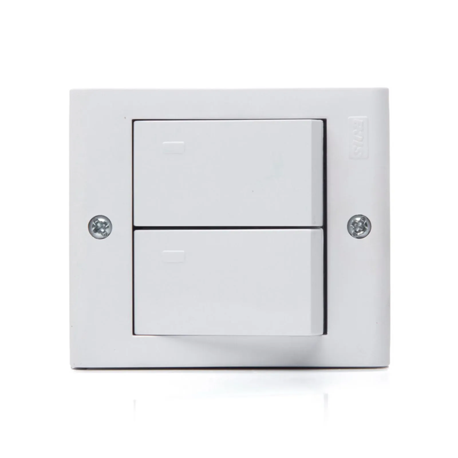 Llave de Luz Superficie 2 Interruptores Blanco 10 A SICA