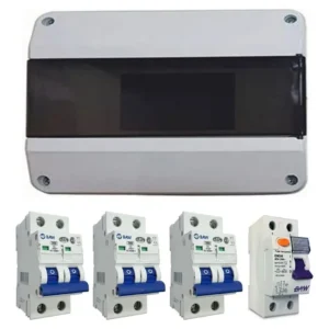 Kit Instalación 3 X Térmica + Disyuntor Baw 40a + Caja