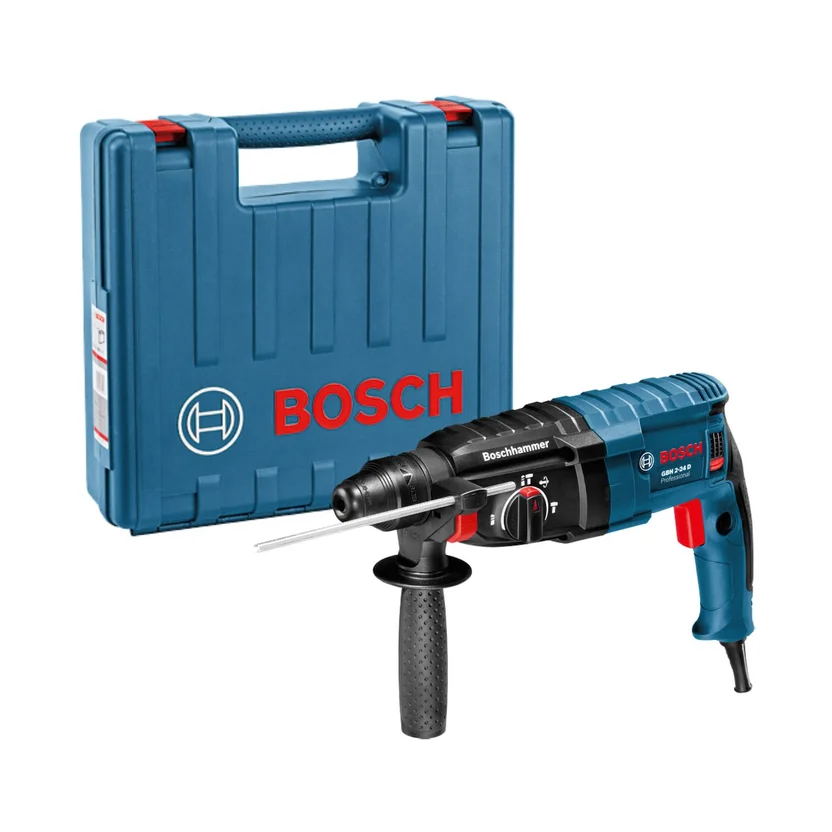 Rotomartillo electrico 800 W 2.7 J con maletin GBH 2-24